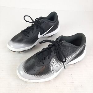 🛍Nike Alpha Huarache Varsity 4 Low Men Metal Baseball Cleats DJ6516-010 Size 8